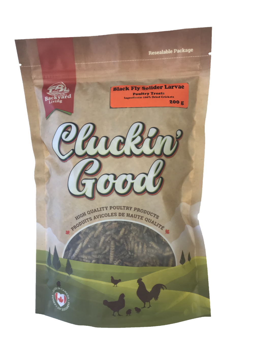 Black soldier Fly Larvai (Grubs) Treat for your poultry