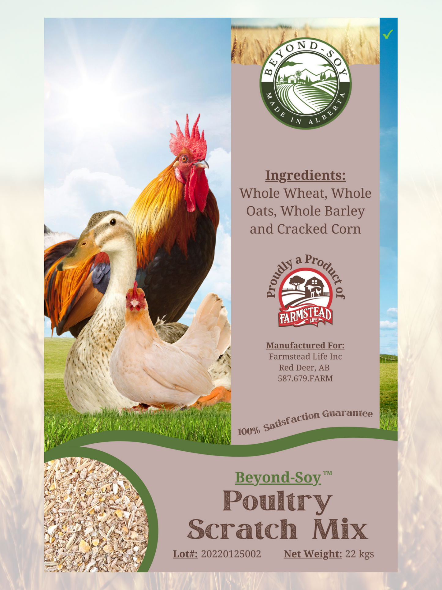 Poultry Scratch Mix - Farmstead Life Feeds