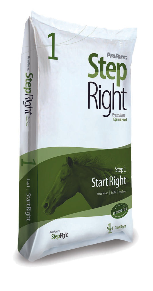 Step 1 Extruded Feed  Start Right Horse Feed - DISCONTINUED NEW  Equivalent New Step 1