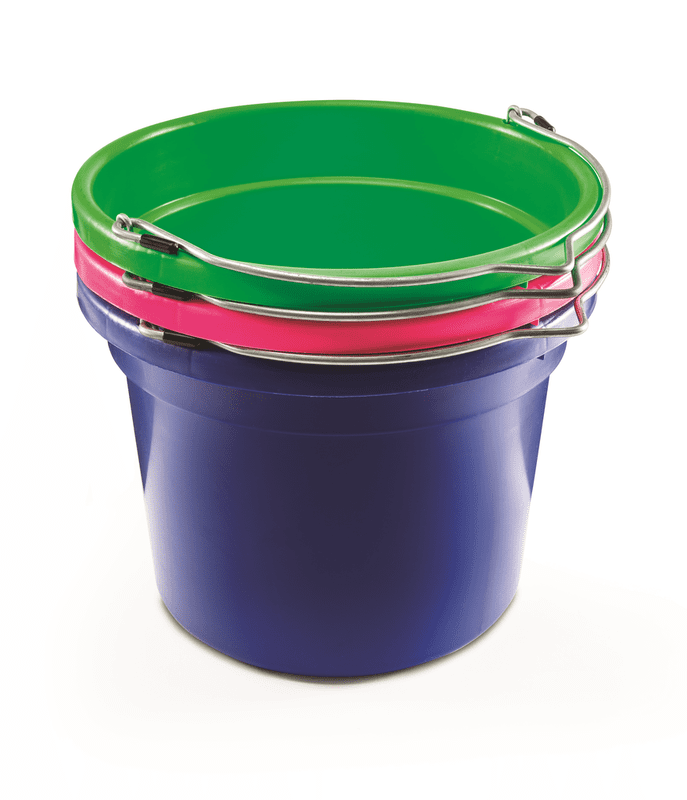 Animal Bucket Buckets, Round Plastic, Animal Feed or Water 8 Qt. – Feedstoretoyourdoor