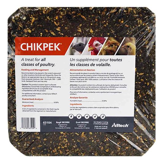 Chik Pek Blocks - Chicken Pecking Solution and Welfare