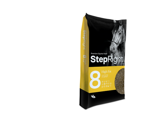 Step 8 Cool Calories High Fat Horse Feed.