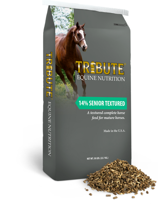 Tribute Senior (Mataurity) Horse Feed, Textured