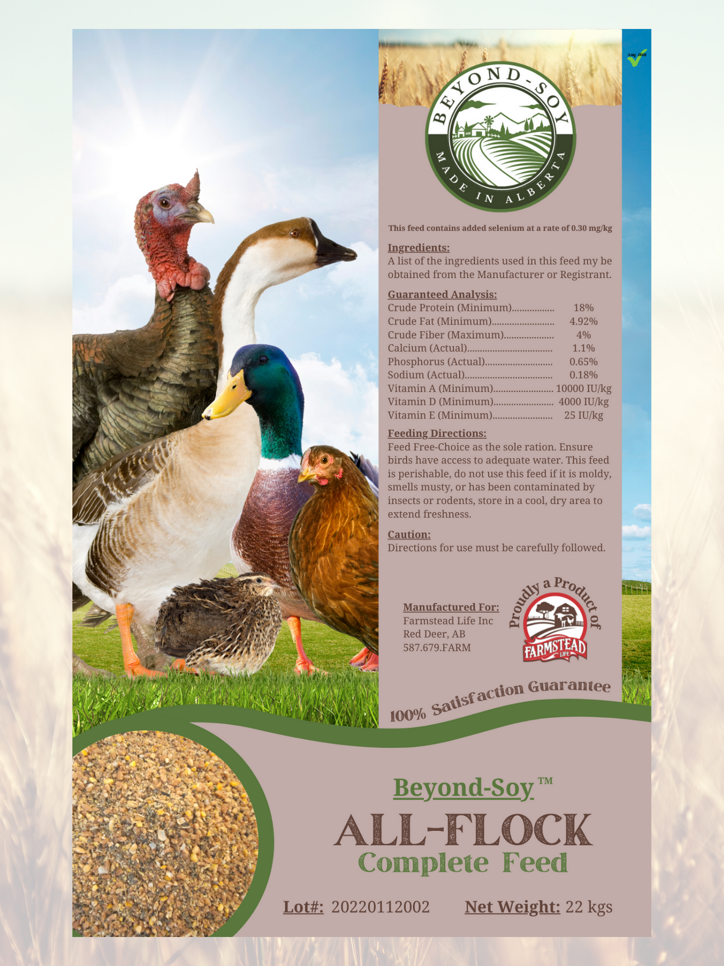 All-Flock Complete Poultry Feed - Farmstead Life Feeds