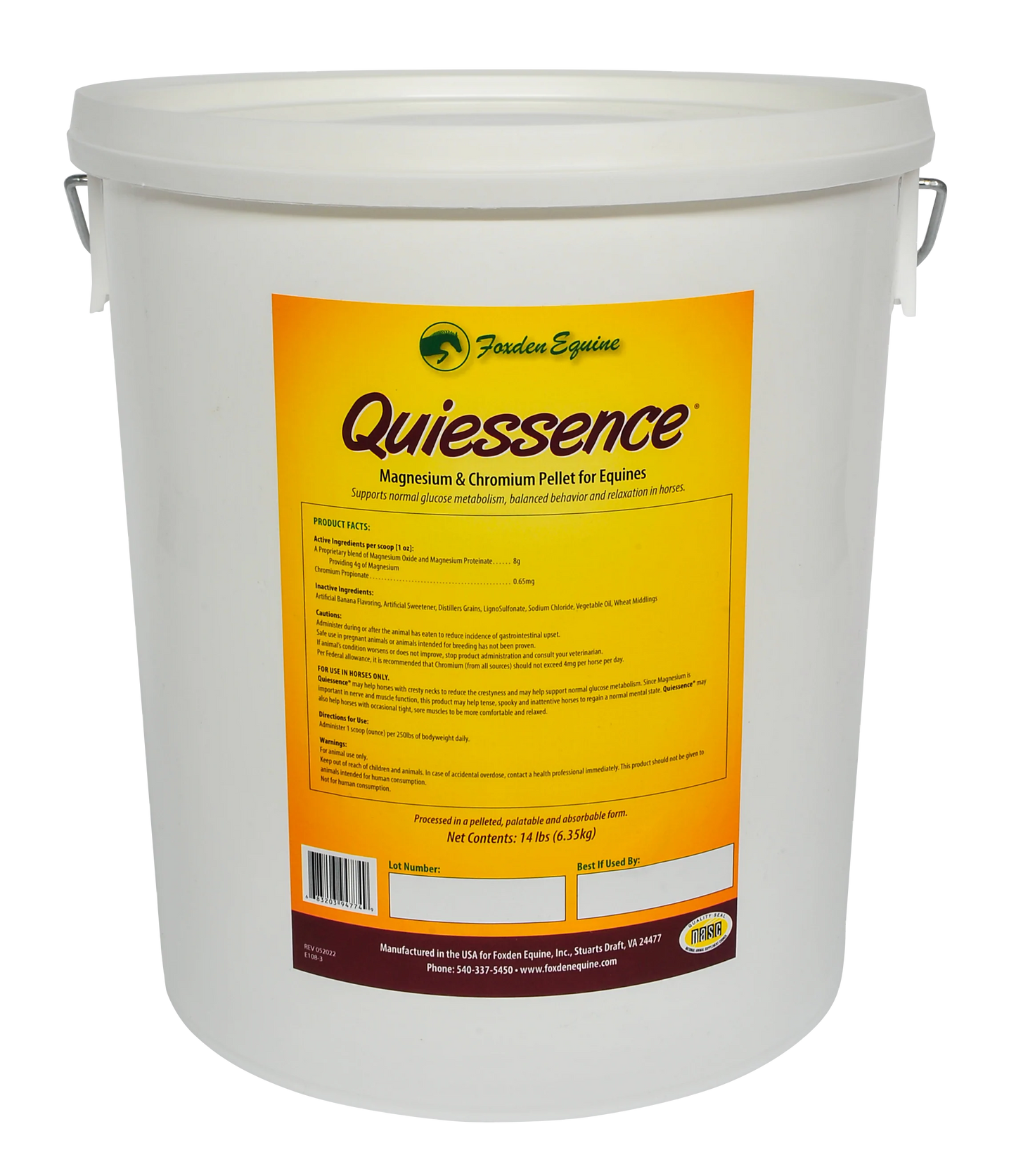 Quiessence™ Magnesium and Chromium Formula for Horses by Foxden
